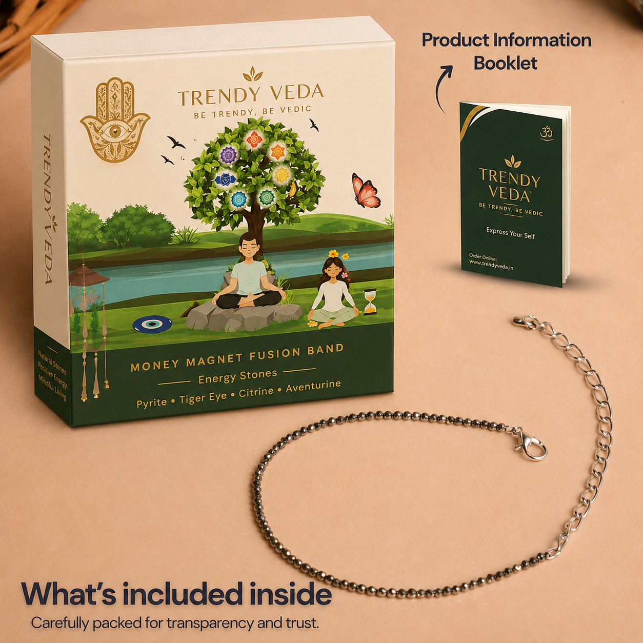 Dhanashree Pyrite Anklet