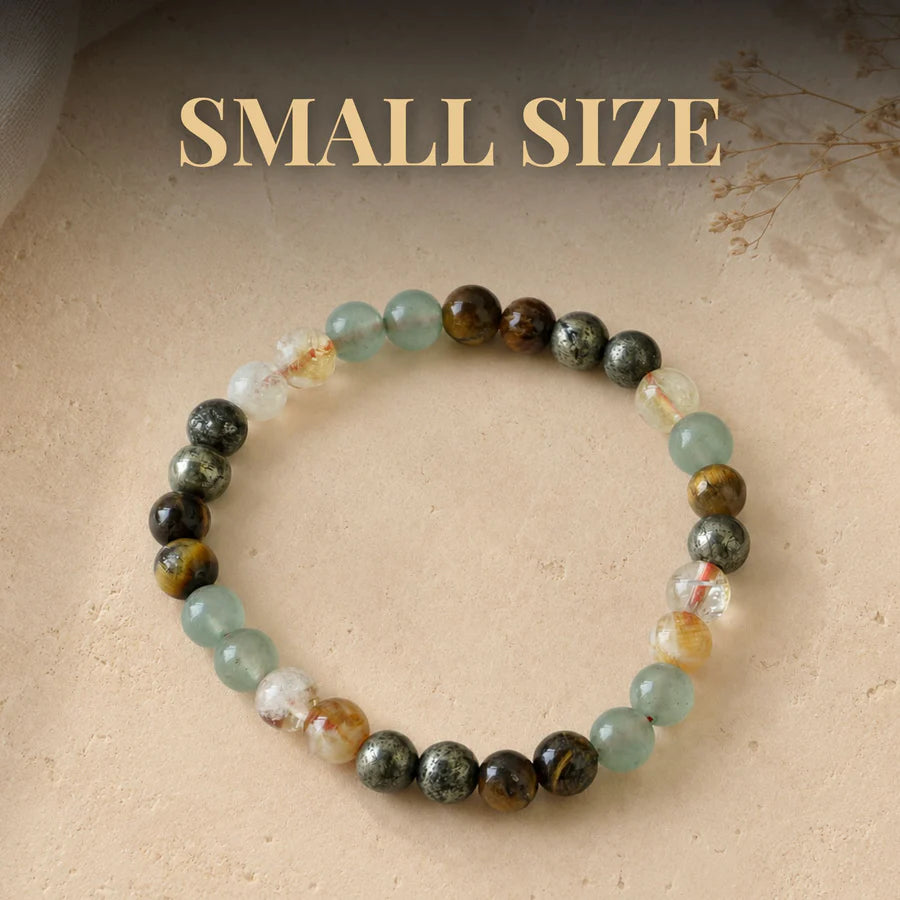 46% off Money Magnet Fusion Band - Pyrite, Tiger Eye, Citrine & Aventurine Beads