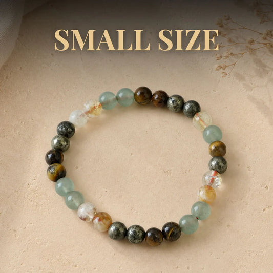 46% off Money Magnet Fusion Band - Pyrite, Tiger Eye, Citrine & Aventurine Beads